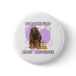 Kawaii Bloodhound Rally Obedience buttons