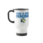 Kawaii Blue and Gold Macaws Mug
