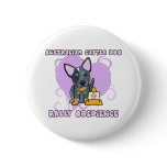 Kawaii Blue Heeler Rally Obedience buttons