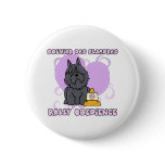 Kawaii Bouvier des Flandres Rally Obedience buttons