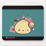 Kawaii Bun Attacked! mousepads