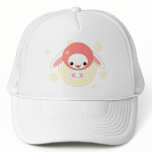 kawaii bunny pink hats