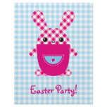 Kawaii chequered rabbit flyers