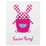 Kawaii chequered rabbit flyers