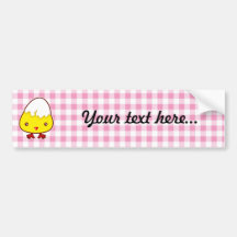 Kawaii chick bumper stickers