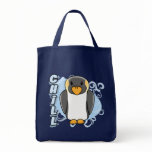 Kawaii Chill Penguin Tote Bag