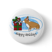 Kawaii Christmas Corgi Puppy Gift