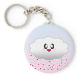 KAWAII CLOUD RAINING HEARTS keychains