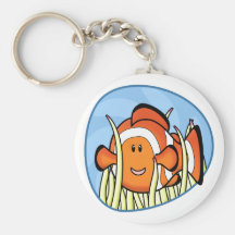 Kawaii Clownfish Keychain