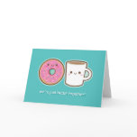 Kawaii Coffee & Doughnut cards