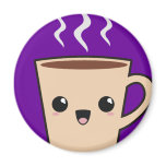 Kawaii Coffee Monster magnets