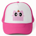 kawaii cupcake cat hats