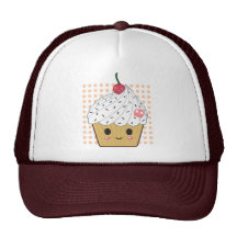 Kawaii Cupcake in Polka Dots Hats