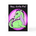 Kawaii Cute Dragon Birthday cards