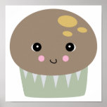 kawaii cute muffin posters
