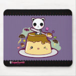 Kawaii Flan Attacked! mousepads