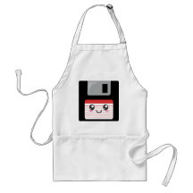 Kawaii Floppy Disc Aprons