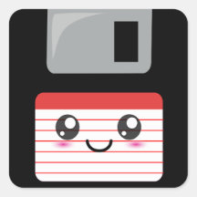 Kawaii Floppy Disc Sticker