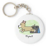 Kawaii Flyball Keychain