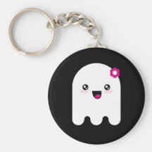 Kawaii ghost key chains