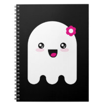 Kawaii ghost notebook