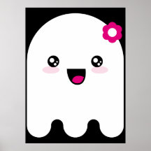 Kawaii ghost posters
