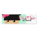 kawaii girl car bumber sticker bumper stickers