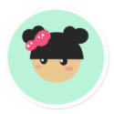 kawaii girl sticker