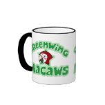 Kawaii Greenwing Macaw mugs