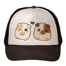 Kawaii guinea pigs hat