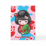 Kawaii Happy Birthday Card