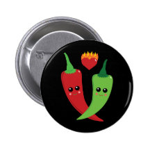 Kawaii Hot Pepper Button