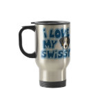 Kawaii I Love My Swissy mugs