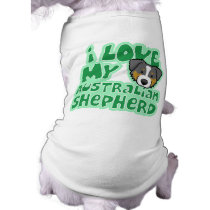 Kawaii I Love My Tri Colour Australian Shepherd