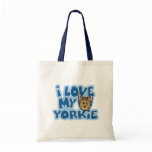 Kawaii I Love My Yorkie bags