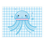 Kawaii jellyfish postcards