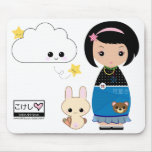 Kawaii Kokeshi Mouse Pad mousepads