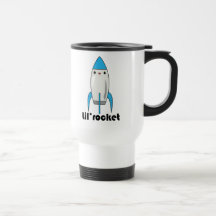 Kawaii Lil’ Rocket travel mug