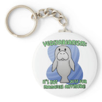 Kawaii Manatee Keychain