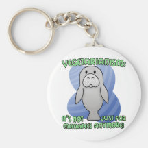 Kawaii Manatee Keychain