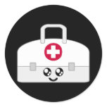 KAWAII MEDICAL NURSE BAG HAPPY FACE stickers