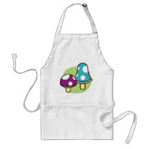 Kawaii Mushrooms Apron