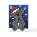 Kawaii Neapolitan Mastiff Christmas Card