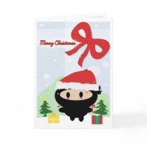 Kawaii Ninja Christmas Card