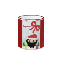 Kawaii Ninja Christmas Mug