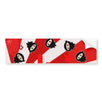 Kawaii Ninja Flipz Bumper Sticker