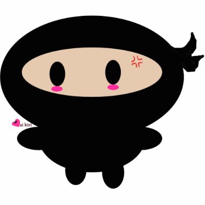 Kawaii Ninja Photo Sculpture by aikiri