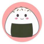 Kawaii "Onigiri" Rice Ball with Toppings stickers