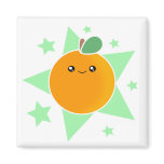 Kawaii Orange Fruit Magnet