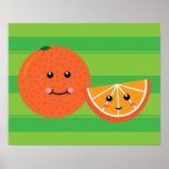 Kawaii Orange posters